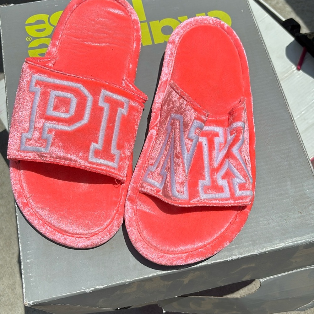Pink slippers